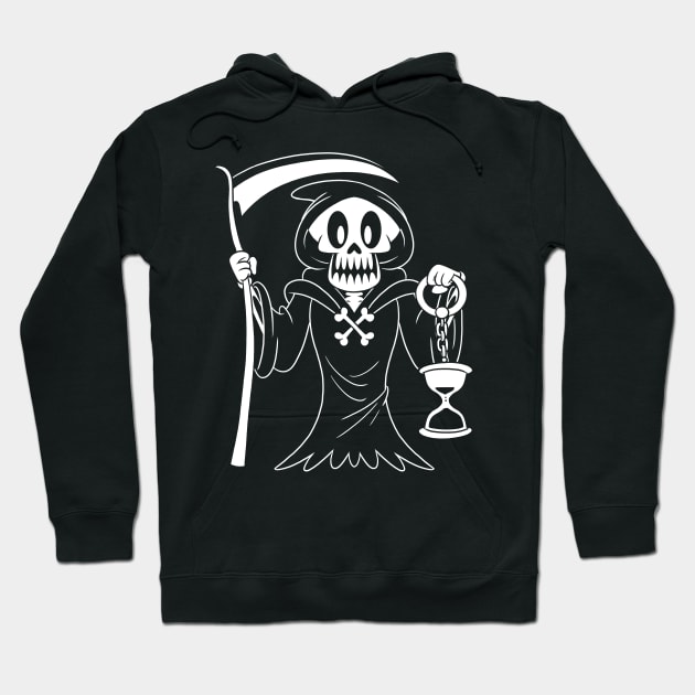 That's all Dude Grim Reaper Death 30s Old Cartoon Halloween Party Gift Hoodie by Juandamurai